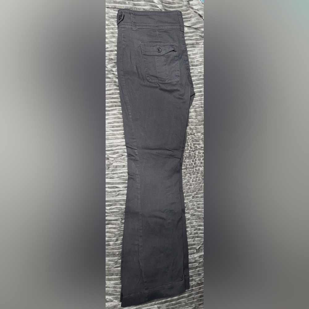 Spoon Jeans GUC size 15 tall 34” grey cargo pants jeans trouser bootcut